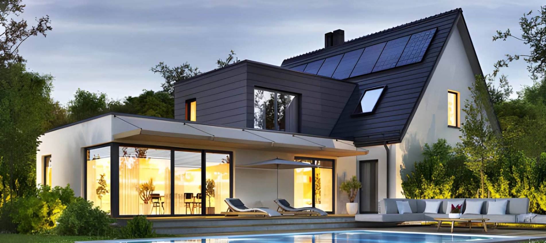 Vila ecológica inteligente (residencial de alto padrão)