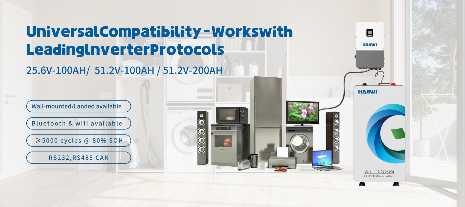 Bateria residencial para armazenamento de energia