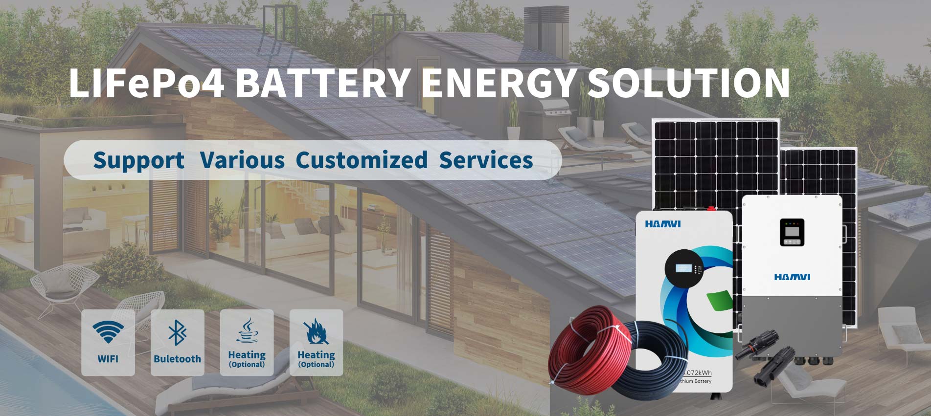 Bateria de chão de 48V 314Ah para total liberdade energética